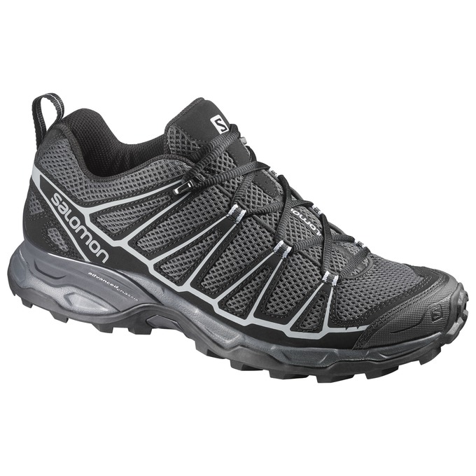 SALOMON X ULTRA PRIME Philippines - Men's Hiking Shoes - Grey/Black | 857321-XDB